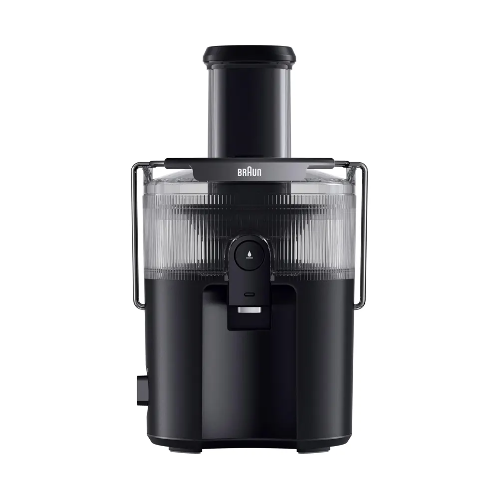 Braun MultiJuice 5 SJ5000, Licuadora Extractor con Tecnología ColdXtract, Boquilla de 75 mm, Recipiente de 1,5 l, Antigoteo, Sistema de Seguridad Cuádruple, Filtro de Acero Inoxidable, 800 W, Negro