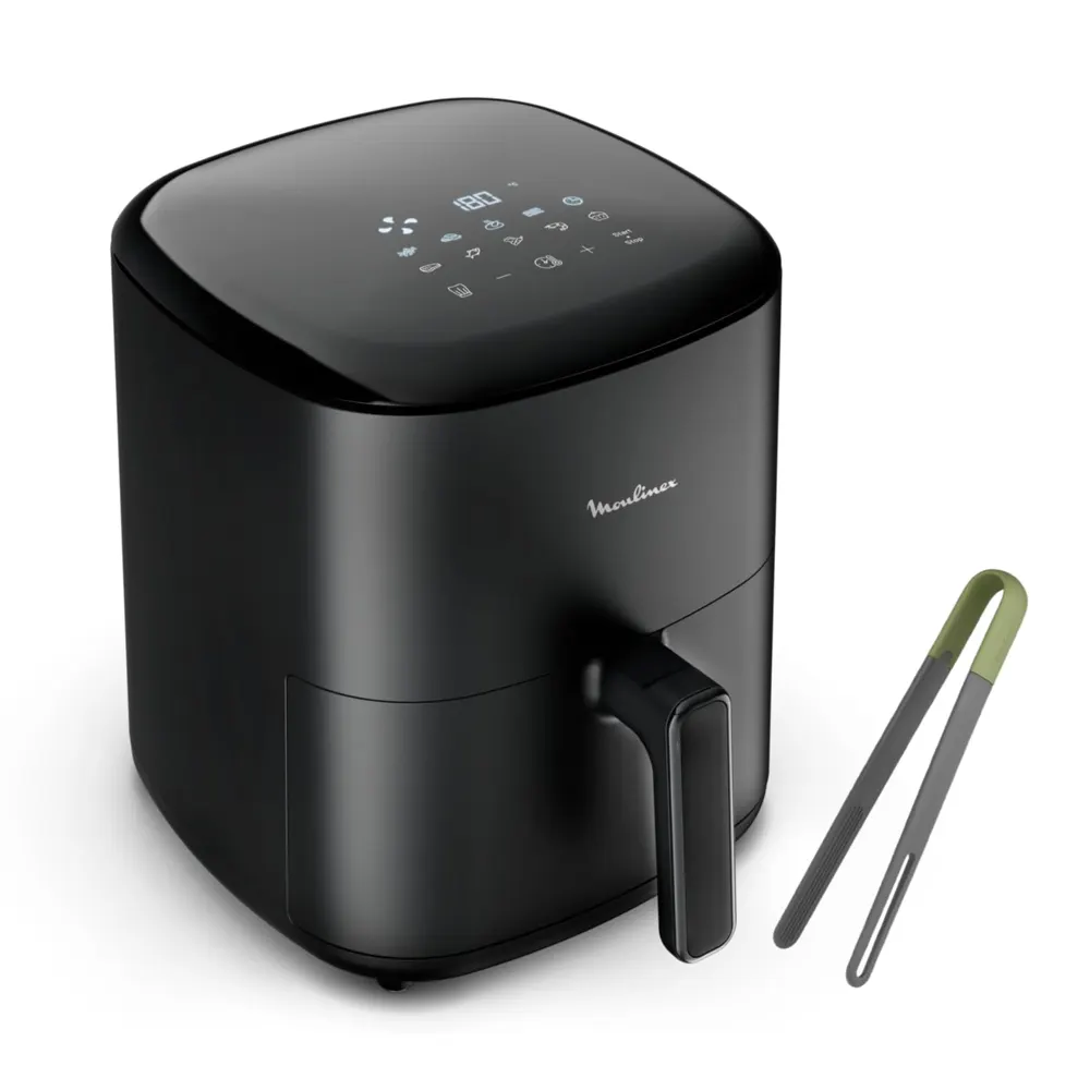 Moulinex Easy Fry Max 5L, Freidora de aire, Incluye Pinzas